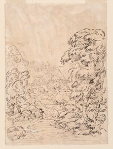 رسم، الطريق المؤدي إلى بلدة جبلية، 1750-1786