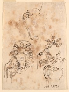 رسم، رسومات تخطيطية للإطارات والاسكتشات التخطيطية، 1758-1759