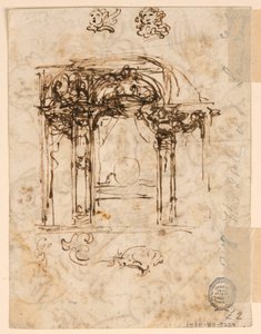 رسم، دراسات للرؤوس، 1760-80 بواسطة كارلو مارشوني