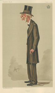 عام Viscount Templetown ، فارغ ، 18 أغسطس 1888 ، كارتون فانيتي فير بواسطة كارلو بيليجريني