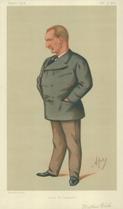 السيد Matthew Webb، Swam the Channel، 9 October 1875، Vanity Fair cartoon بواسطة كارلو بيليجريني
