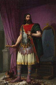 إيجيكا ، ملك القوط الغربيين ، 1853 بواسطة Carlos María Esquivel y Rivas