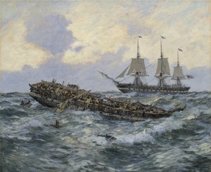 الارتباط بين دستور الفرقاطة الأمريكي و HMS Guerriere ، 1895