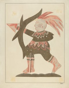 ريشة الطقس الهندي ، ج. 1936. بواسطة كارول لارسون