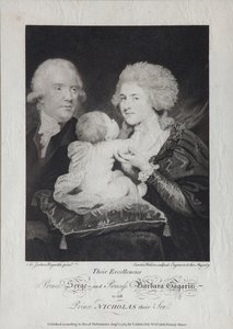 صورة للكونت سيرجي سيرغييفيتش جاجارين 1745-1798 والكونتيسة فارفارا نيكولايفنا جاجارينا 1