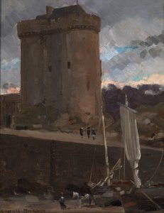في Tour de Solidor في St. سيفرين ، نورماندي ، كاليفورنيا. 1877.
