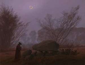 نزهة عند الغسق ، 1830-1835 بواسطة كاسبار ديفيد فريدريش