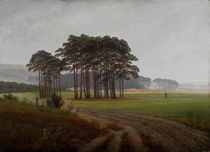 "" Moments de la journalee: le midi "(أوقات النهار: منتصف النهار) Peinture de Caspar David Friedrich (1774-1840) 1821-1822 - ألوان زيتية على قماش قاتمة 22x30 سم Niedersaechsisches Landesmuseum ، هانوفر بواسطة كاسبار ديفيد فريدريش