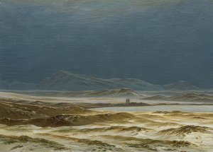 المناظر الطبيعية الاسكندنافية في الربيع. حوالي عام 1825 بواسطة كاسبار ديفيد فريدريش
