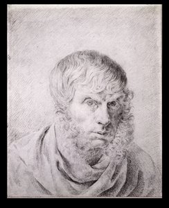 صورة شخصية ، c.1810 (طباشير أسود على ورق) بواسطة كاسبار ديفيد فريدريش
