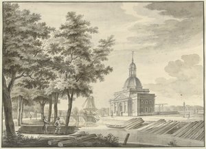 منظر لميدربورت المبني حديثًا ، 1771