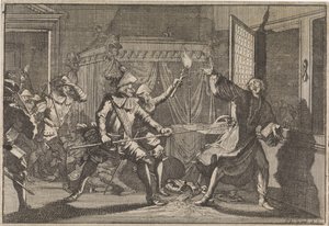قتل ألبريشت فون فالنشتاين ، دوق فريدلاند ، على يد جنوده عام 1634