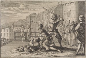 قطع رأس ماركيز سينك مارس وفرانسوا دي تو ، 1642