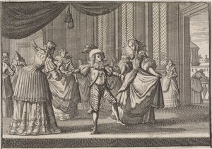 تعليم بالتزار كاريل الابن البكر للملك فيليب الرابع 1642 بواسطة كاسبار لويكن (منسوب إلى)