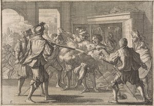 تم اكتشاف ميغيل دي فاسكونسيلوس في خزانة وقتل على يد البرتغاليين الغاضبين ، 1640