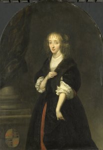 صورة لجاكوبا بيكر (1640-95) ، زوجة بيتر دي جريف بواسطة كاسبار نيتشر