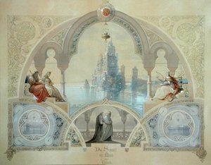 القلعة على البحر بواسطة كاسبر جوهان نيبوموك شورين