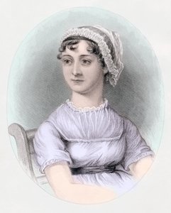 صورة لجين أوستن حوالي عام 1850 (نقش ملون يدويًا) بواسطة كاساندرا (بعد) أوستن