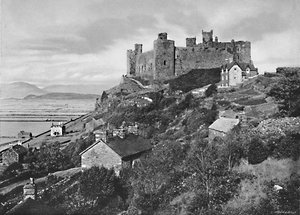 قلعة Harlech ، c1896