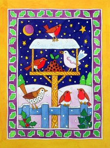 عيد الميلاد للطيور