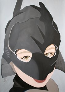 الفتى الوطواط، 2003 (أكريليك على ورق)