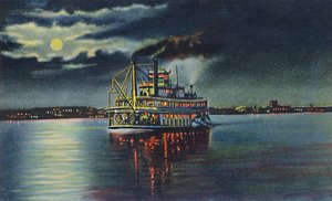 ضوء القمر على نهر أوهايو ، لويزفيل ، كنتاكي ، 1942