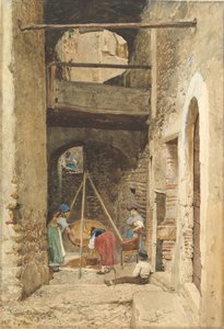 الفناء والأشكال الإيطالية ، 1843-1921. بواسطة كافاليير بيو جوريس