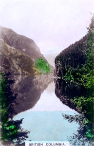 المشهد الساحلي ، كولومبيا البريطانية ، كندا ، c1920s. بواسطة Cavenders Ltd