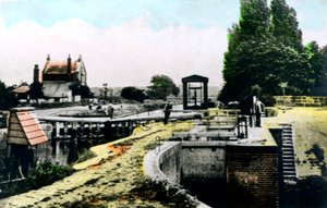 قفل Teddington ، ريتشموند ، لندن ، 1926. بواسطة Cavenders Ltd