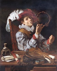 موسيقي ، حوالي 1610 (زيت على قماش) بواسطة Cecco de Caravaggio