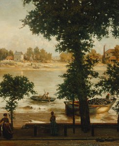 أمسية صيفية في Cheyne Walk ، 1870-1871 بواسطة سيسيل جوردون لوسون