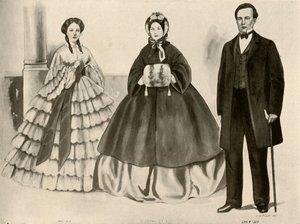 ملابس من 1860-1870 ، 1907 ، 1937.