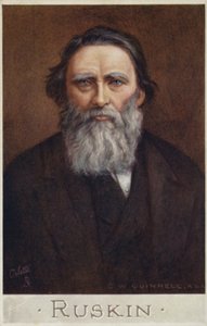 جون روسكين (1819-1900) ، كاتب إنجليزي وناقد فني وفنان ومفكر اجتماعي