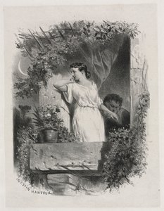 على الشرفة ، 1842.