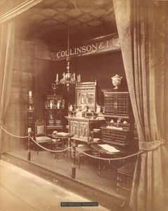 معرض أثاث Collinson & Lock (طباعة زلال فضية)