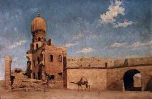 Impressions of Cairo (oil on panel) بواسطة سيزار بيسو