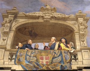 Macchiavelli و A. Gentili و Pier Capponi و Cavour (تفاصيل 3433390) بواسطة سيزار مارياني