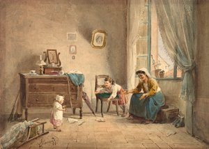 الخطوة الأولى ، القرن التاسع عشر. بواسطة سيزار بروفاجي