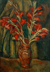 الفصل Soutine ، الزنبق الأحمر في إناء بواسطة حاييم سوتين