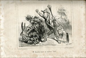 رسم توضيحي لشام (1819-1879) في لو شاريفاري بواسطة أميدي دي نوي (شام)