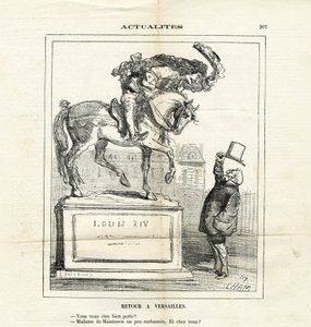 رسم توضيحي لشام (1819-1879) في لو شاريفاري بواسطة أميدي دي نوي (شام)