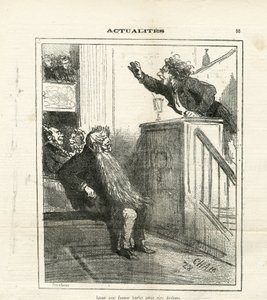 رسم توضيحي لشام (1819-1879) في لو شاريفاري بواسطة أميدي دي نوي (شام)