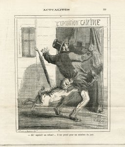 رسم توضيحي لشام (1819-1879) في The Charivari بواسطة أميدي دي نوي (شام)
