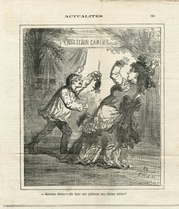 رسم توضيحي لشام (1819-1879) في The Charivari بواسطة أميدي دي نوي (شام)
