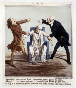 رسم كاريكاتوري عن الطب البديل والمعالجة المثلية من قبل شام بواسطة أميدي دي نوي (شام)