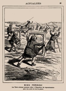 شرس! الأتراك يشترون عدة أعمال في المعرض الانطباعي ... 1877.