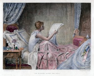"The Morning after the Ball" أواخر القرن التاسع عشر. بواسطة شامبليون