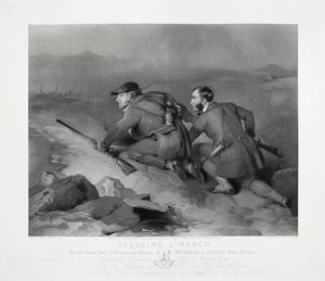 Stealing a March, engraved by Edward Burton بواسطة تشارلز (بعد) لاندسير