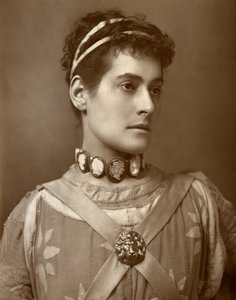 ميرا هولمي ، الممثلة البريطانية ، 1884 بواسطة تشارلز أ لونج