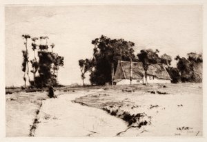 أشجار بريتاني ، 1885-1887. بواسطة تشارلز آدامز بلات